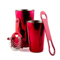 4 Piece Bar Set- Candy Red 