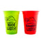 Naughty or Nice List Reusable Plastic Cups - 50 pack - 16oz