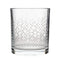 BarConic® Retro Old Fashioned Glass w/ Silver Diamond Wrap - 10 ounce