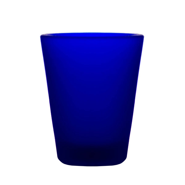 BarConic® 1.75oz Dark Blue Frosted Shot Glass