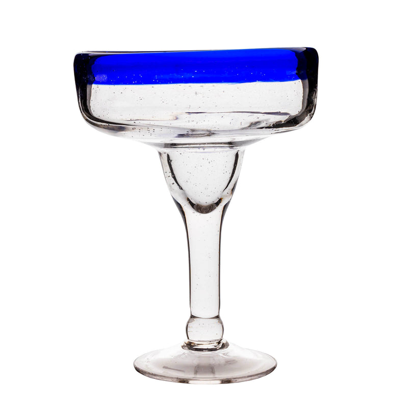 BarConic® 14 oz Blue Rim Margarita Glass