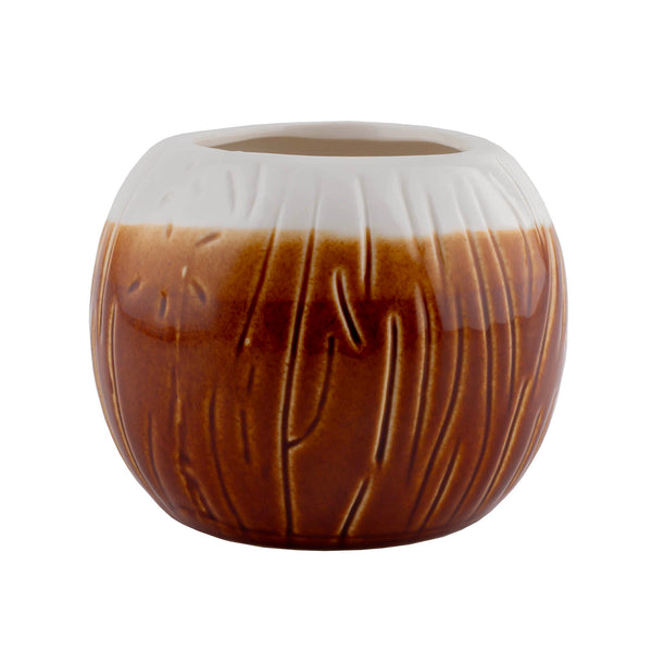 Ceramic Coconut Tiki Mug (16 ounce)