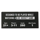 Watch Hockey, Get Drunk Card Game