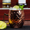 Diamond Moscow Mule Mug - Copper Plated - 18oz