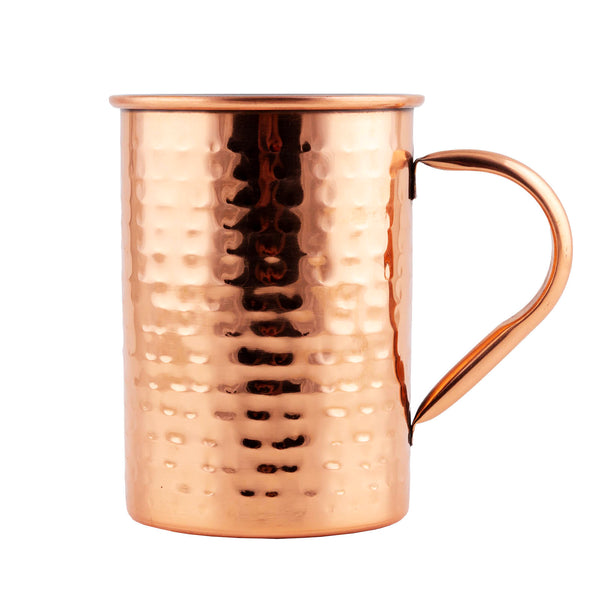 Hammered Moscow Mule Mug - Copper Plated - 18oz