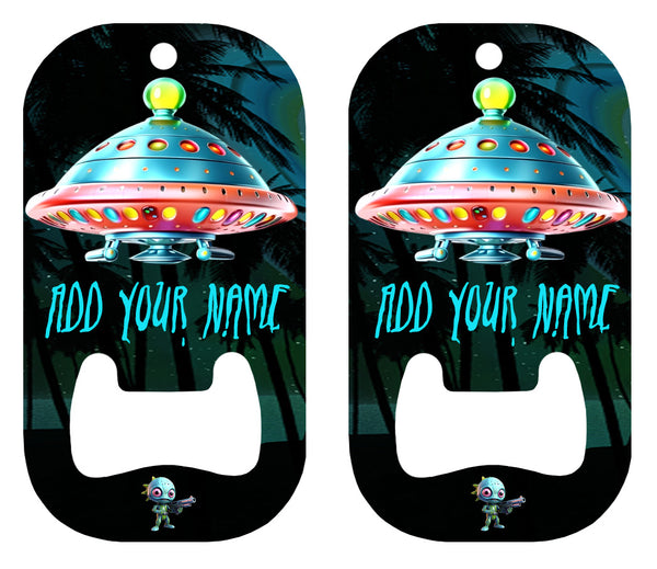 UFO dog tag