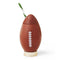 Football Cup W/Lid & Straw - 24 ounce