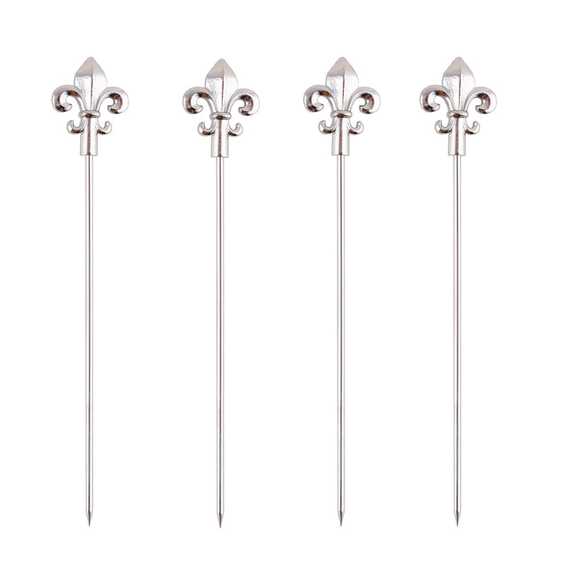 BarConic® Cocktail Pick - Fleur De Lis - Set of 4