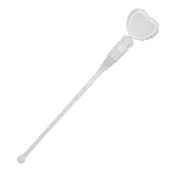 Red Heart Cocktail Stirrer - LED - Single