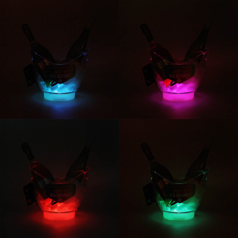 LED Party Ice Bucket w/ Handles