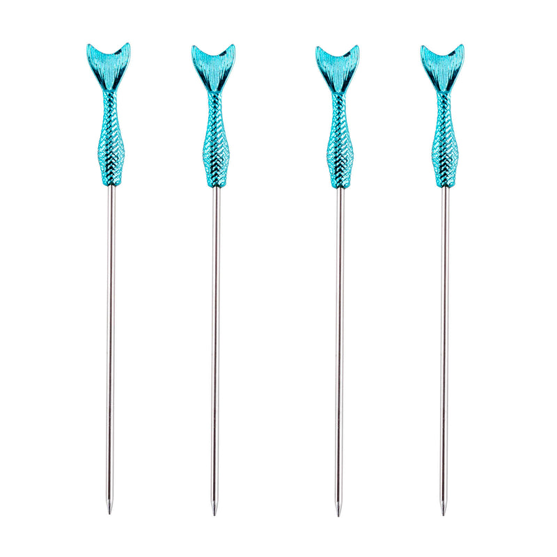 Mermaid Tail Cocktail Pick - Set of 4 - BarConic®