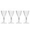 Plastic Martini Shot Glasses - 4 pack - Reusable