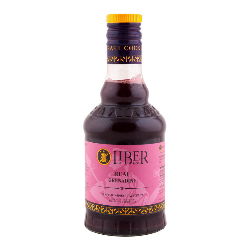 Liber & Co. Cocktail Syrup - 375mL Bottle - Real Grenadine 