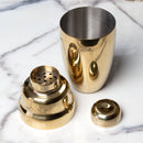 Gold Plated 3 Piece Cobbler Shaker - 17 ounce