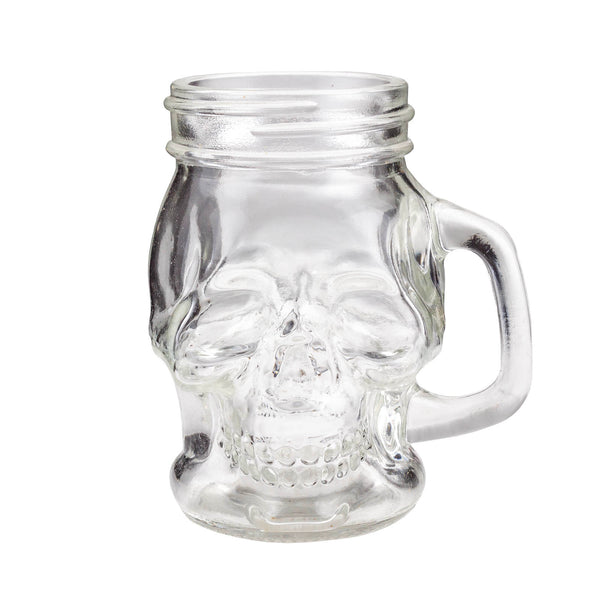 BarConic® Skull Mason Jar w/handle - 4 ounce