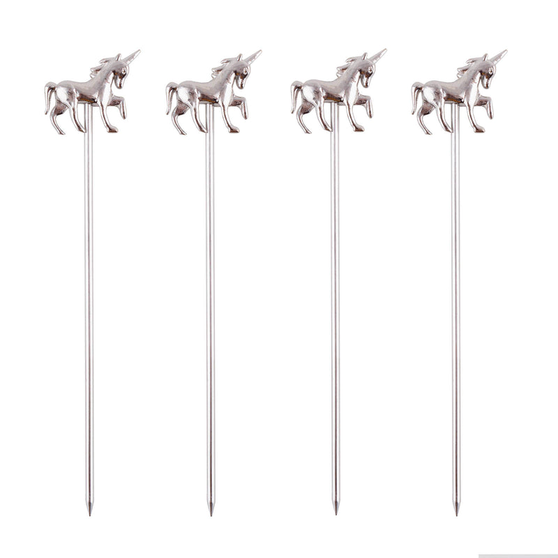 BarConic® Cocktail Pick - Unicorn - Set of 4