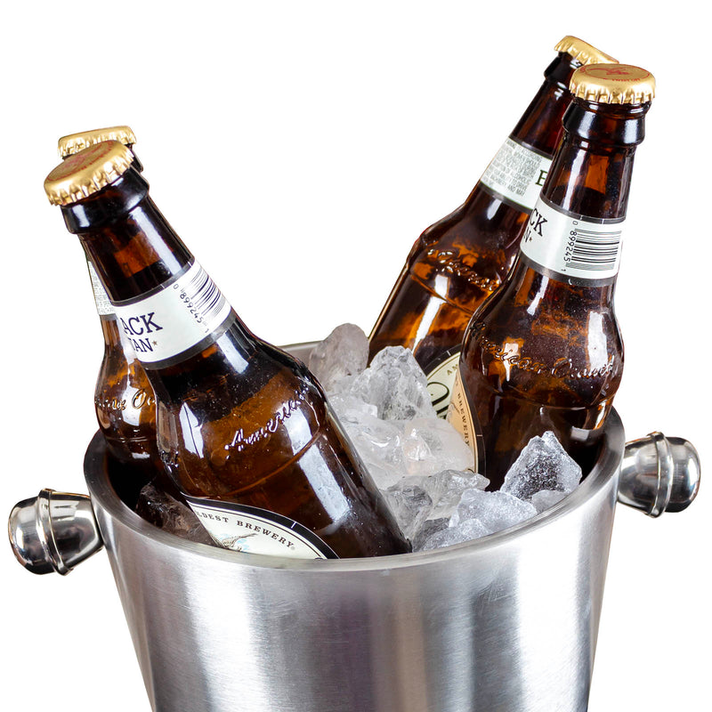 BarConic® Double Wall Wine Bucket - Stainless Steel - 4.5Qt