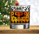 BarConic Christmas Sweater Glass - Christmas Collection - 10 ounce