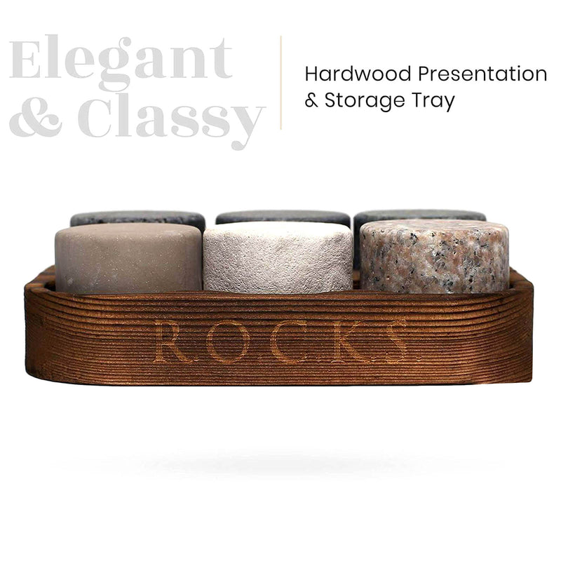 ROCKS Granite Whiskey Stones