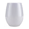 Stemless - Wine Glass - 12 Oz - White - Pack of 6