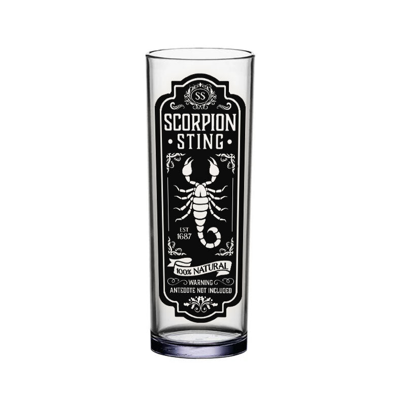 Apothecary Halloween Glass - Scorpion Sting