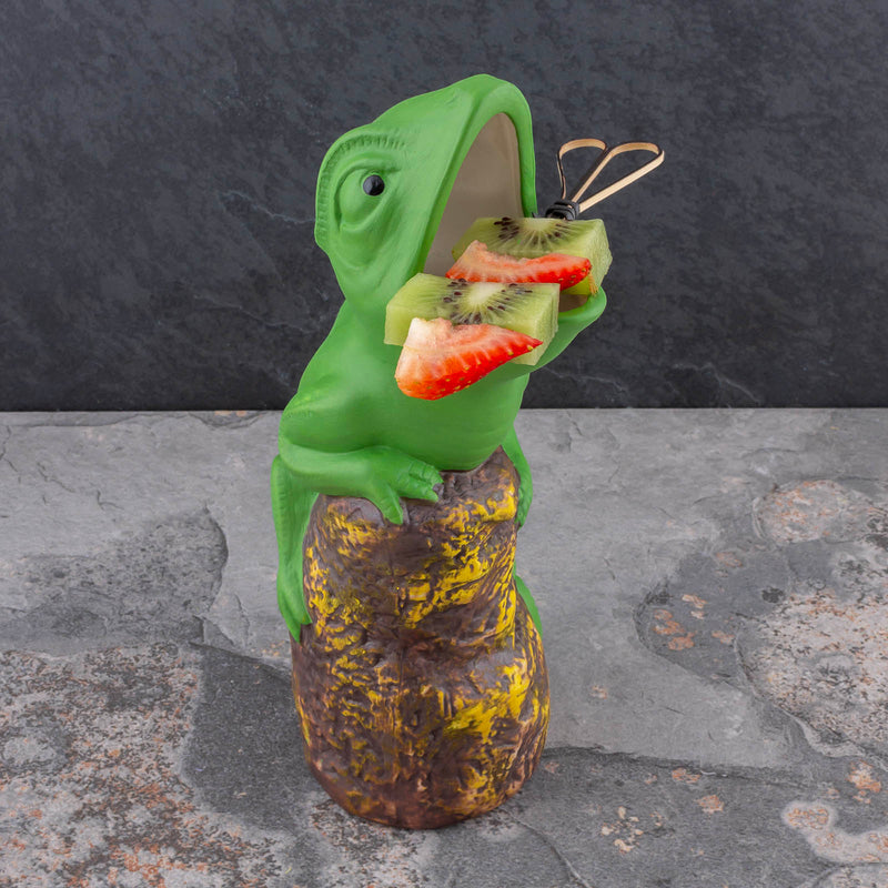 BarConic Ceramic Chameleon Tiki Mug 