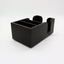 Wooden Bar Top Napkin Caddy - Black Stain Finish