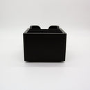 Wooden Bar Top Napkin Caddy - Black Stain Finish