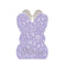 Wooden Bunny Basket - Customizable Easter Pattern - Purple