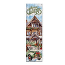 Farmhouse Christmas Vertical Wood Plank Indoor / Outdoor Signs - 10" x 36" - SEVERAL OPTIONS