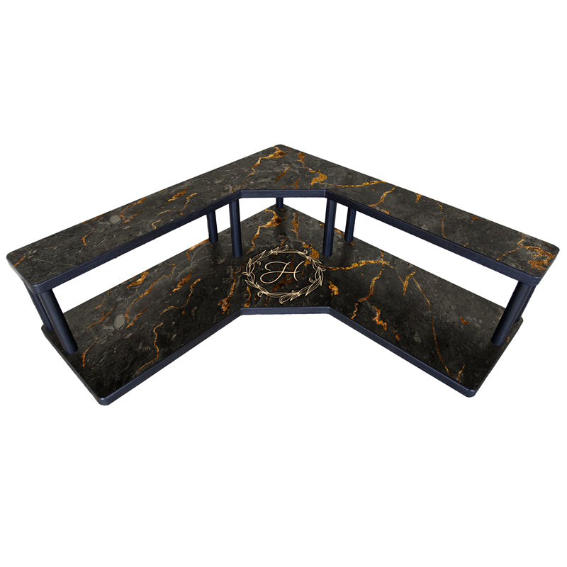 Custom Counter Caddies™ - "Marble Monogram" Themed Artwork - Multiple Size Options