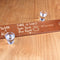 Custom Laser Engraved 2 Person Wood Shot Ski - Take A Shot, We Tied The Knot - Designs 3