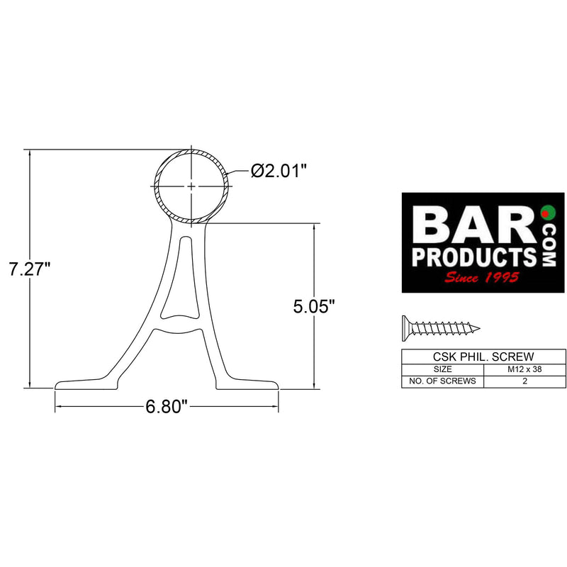 Floor Mount Bracket (Metal Options)