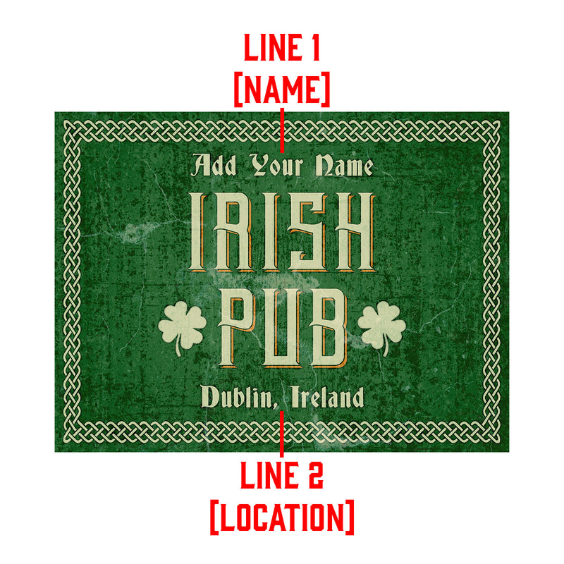 Murphy Walbar™ - 24x18 Customizable Irish Pub Design