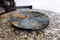 Lazy Susan - Smokey Grey Marble W/ Gold Design