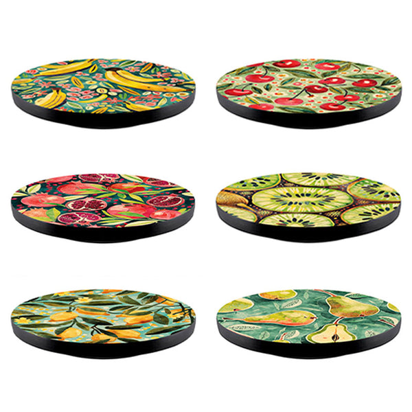 Lazy Susan - Watercolor Fruit - 3 Different Sizes - For Kitchen Table Top