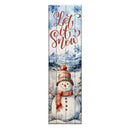 Farmhouse Christmas Vertical Wood Plank Indoor / Outdoor Signs - 10" x 36" - SEVERAL OPTIONS