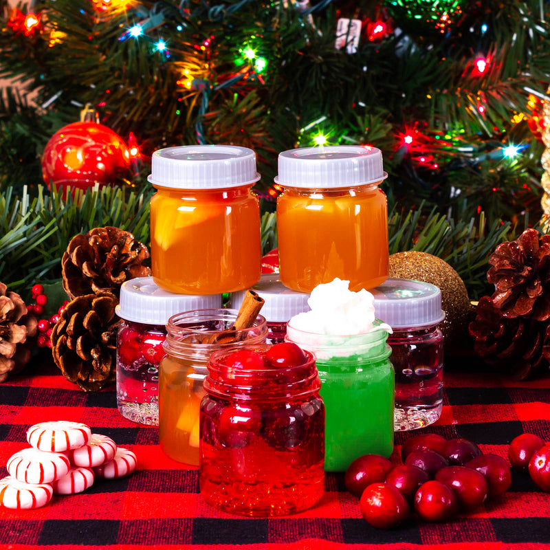 Wee-Little Plastic Mason Jars w/ Lids (20 pack)