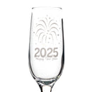 New Years Champagne Glass -  2025 - 7.5oz Flute