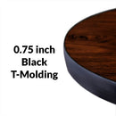 Lazy Susan - Black T-Molding 