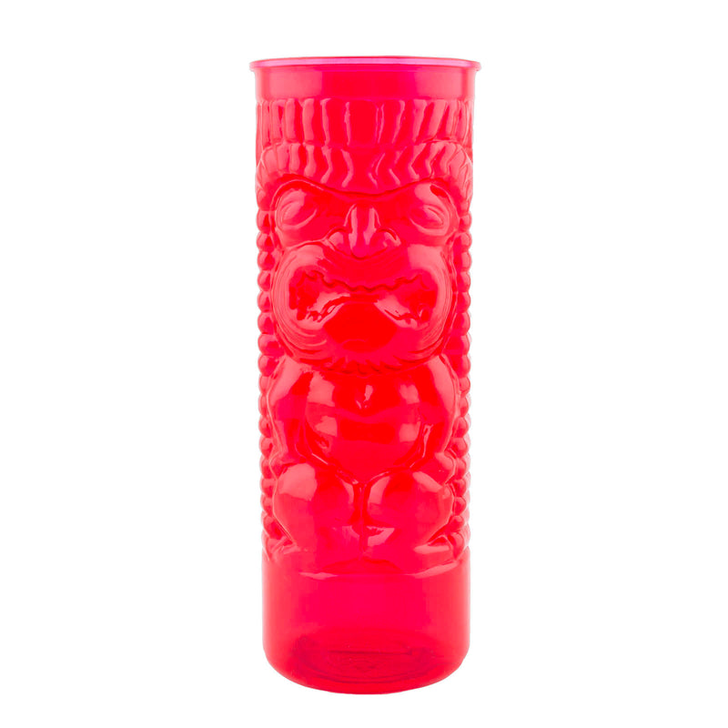 Plastic Tiki Cup - Red - 24oz