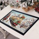 Vintage Farmhouse Christmas Service Mats / Place Settings 