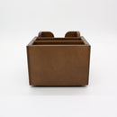 Wooden Bar Top Napkin Caddy - Stain Finish