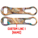 Custom V-Rod® Bottle Opener – Beige Marble 