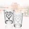 CUSTOMIZABLE - 1.75oz Clear Shot Glass - Tied the Knot