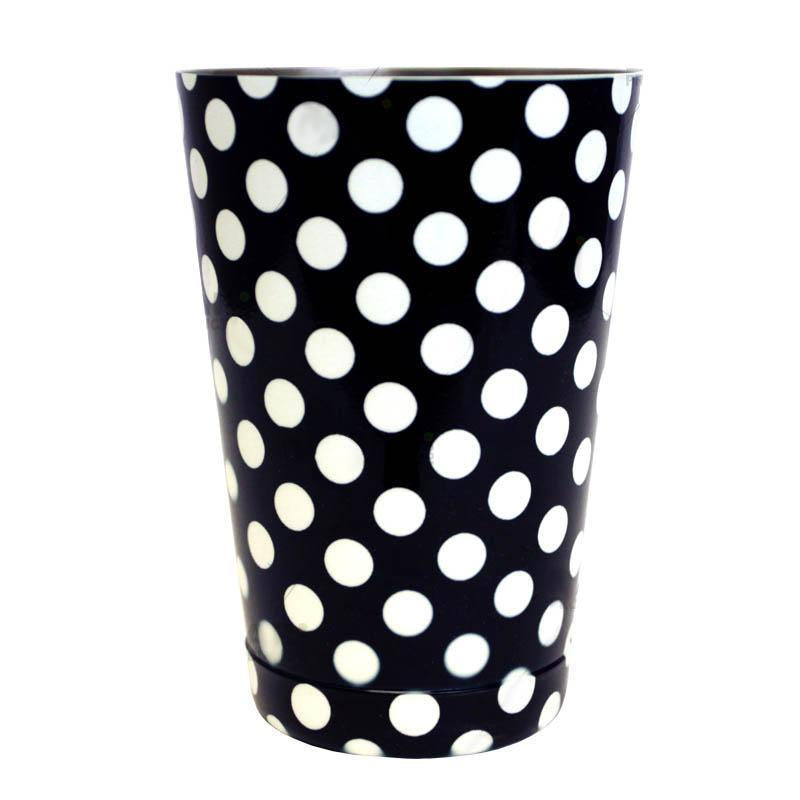 Cocktail Shaker Tin - Printed Designer Series - 18oz weighted - Polka Dots