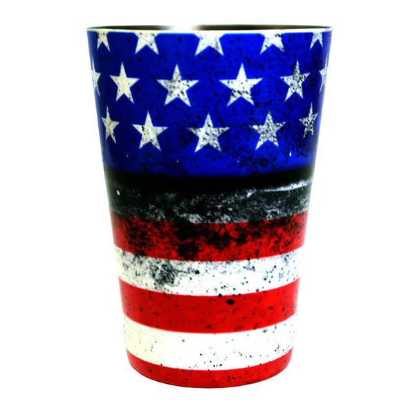 Cocktail Shaker Tin - Printed Designer Series - 18oz weighted - U.S. Flag