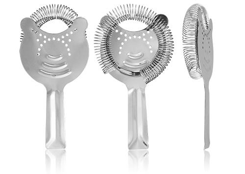 2 Prong Stainless Steel Euro Cocktail Strainer