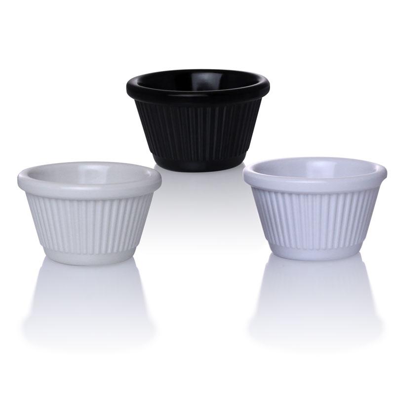 2 oz. Fluted Melamine Ramekin - 12/pack