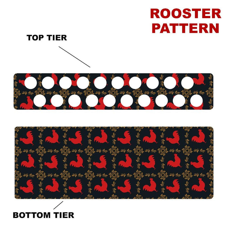 CHOOSE YOUR PATTERN - Counter Caddies™ - 24 INCH STRAIGHT UNIT w/ K-Cup Holes